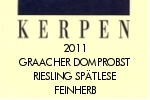 Kerpen Riesling Graacher Domprobst Spätlese feinherb 2011